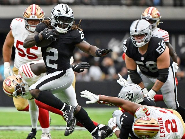 Raiders’ Ashton Jeanty sends message to NFL after barreling over 49ers defender