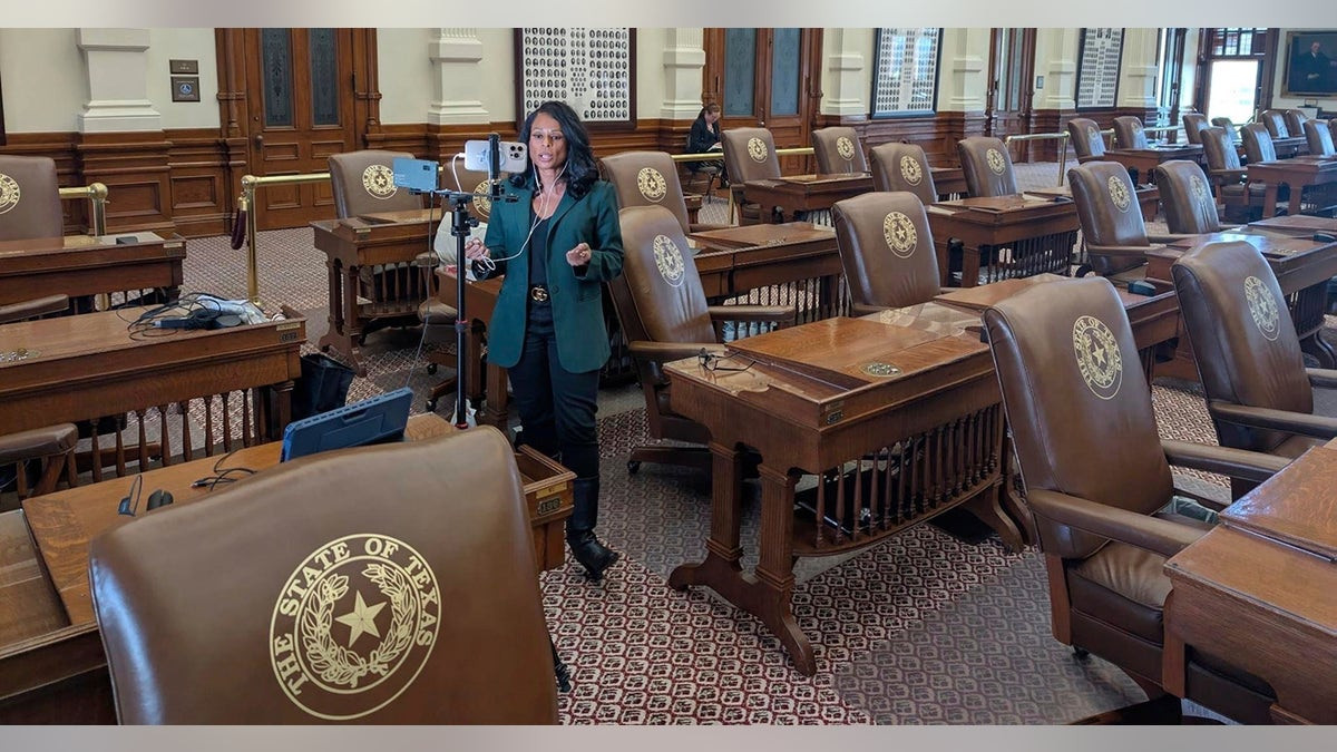 Dem Texas lawmaker spends night on state House floor after refusing GOP-mandated police escort  at george magazine