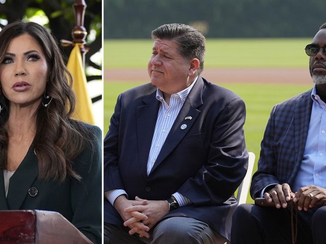 Noem, in Illinois, calls out Gov. Pritzker, Chicago’s mayor over their handling of criminal illegal immigrants