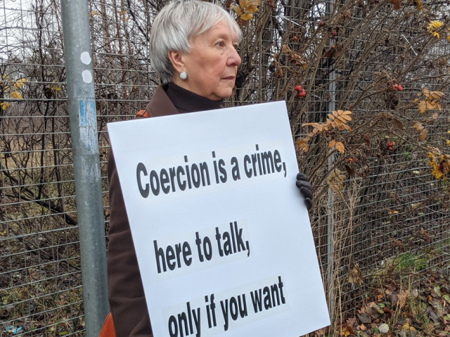 Scottish grandmother’s case dropped after arrest for holding sign in abortion buffer zone