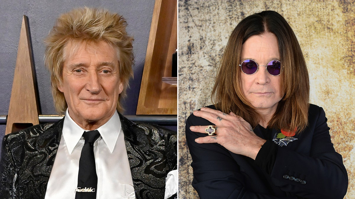 Rod Stewart's AI-generated Ozzy Osbourne tribute featuring dead musicians leaves fans divided  at george magazine