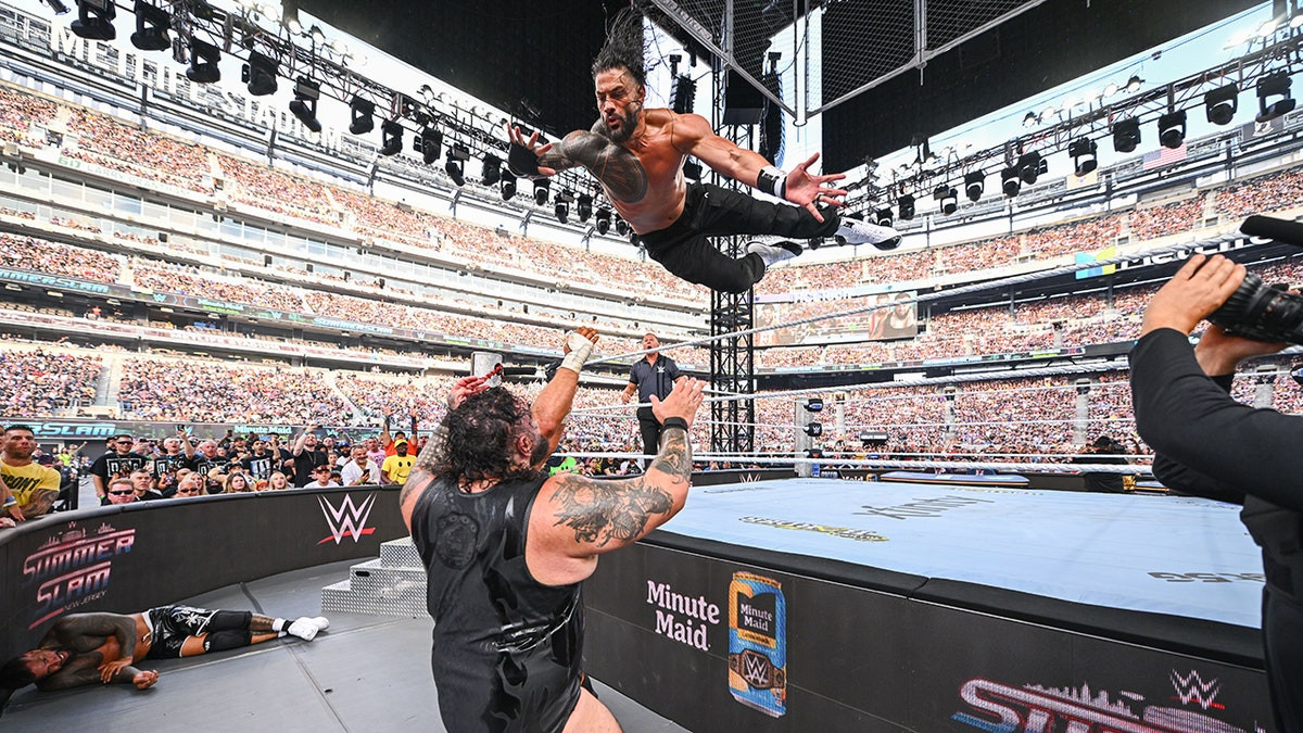 SummerSlam Night 1 delivers shocking Seth Rollins cash in  at george magazine