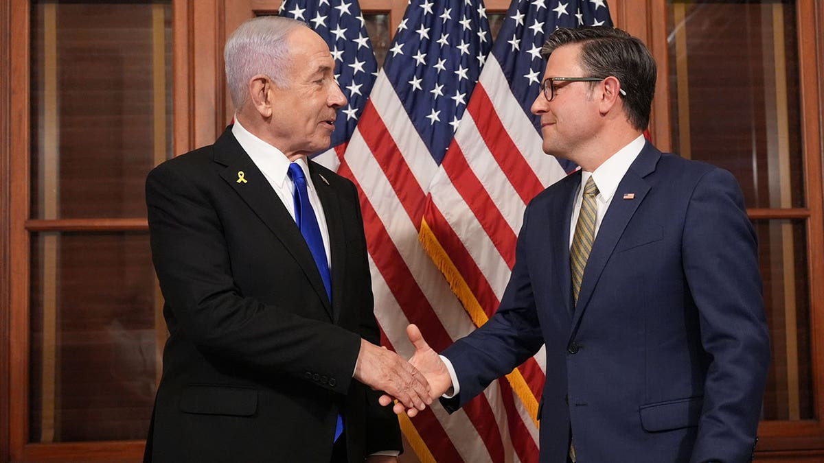 Johnson dines with Netanyahu in landmark visit, highest US official to visit disputed West Bank  at george magazine