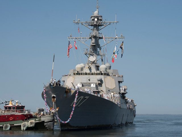 U.S. warships to patrol international waters around Venezuela as Trump vows to stop cartels