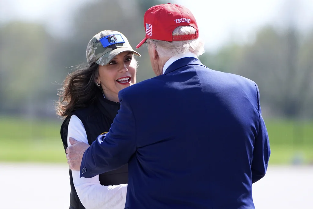 Whitmer makes another friendly pilgrimage to White House after viral photo-op skirmish  at george magazine