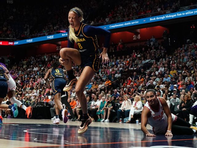 Fever star Sophie Cunningham’s sister rips WNBA refs after guard suffers devastating knee injury