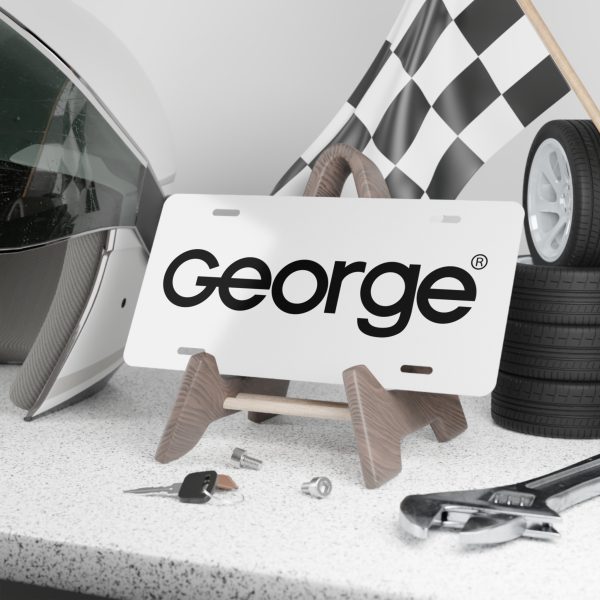 George Vanity Plate - Image 4