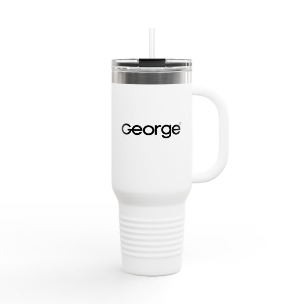 George Magazine 40oz Insulated Travel Mug