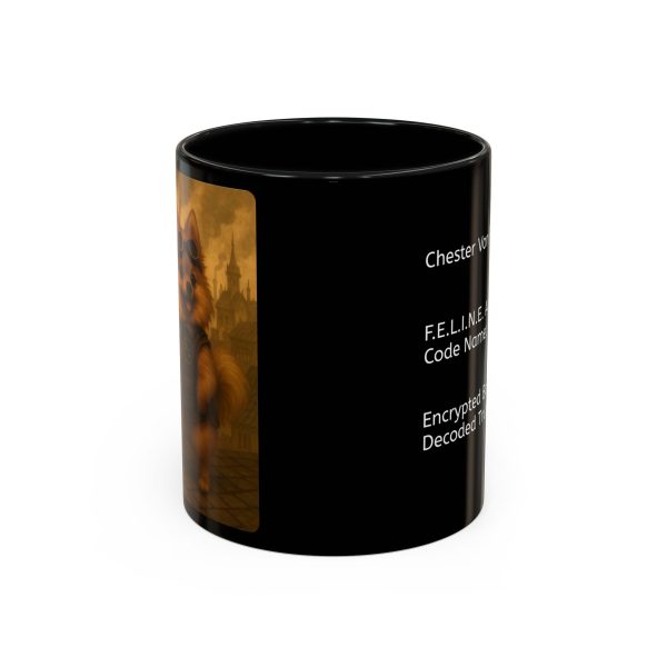Chester Von Pomp. F.E.L.I.N.E. Agency Code Name: MORSE - Coffee Cup (Encrypted Bark...Decoded Truth)