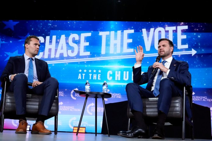 Vance pays tribute to ‘true friend’ Charlie Kirk and cancels 9/11 trip to fly to Utah  at george magazine