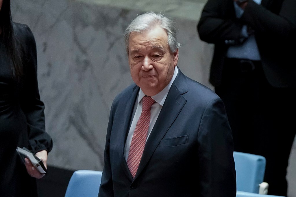 ‘There would be more concern if he wasn’t here’: UN secretary-general prepares for Trump’s return  at george magazine