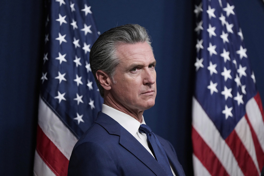 Newsom highlights California’s battle with federal government during state of the state address  at george magazine