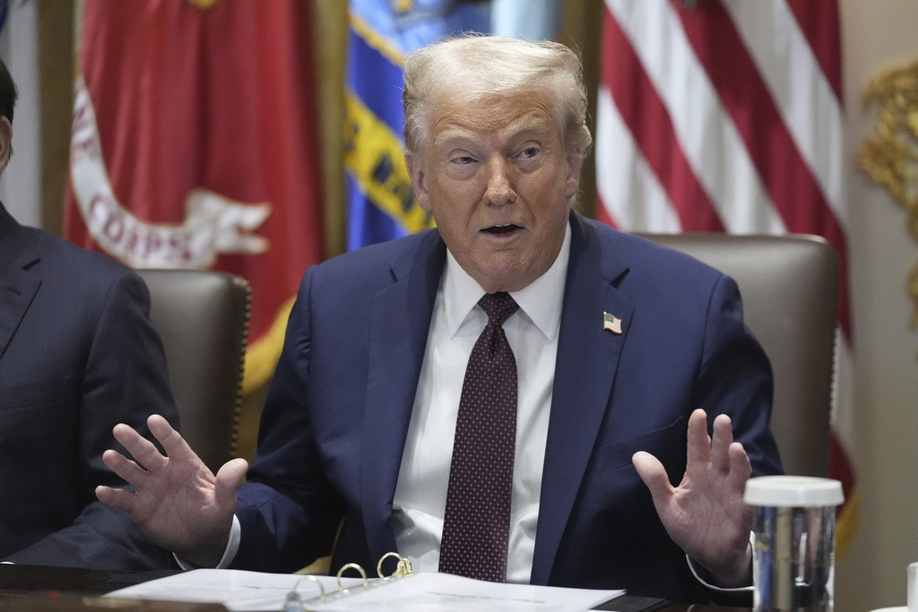 WATCH LIVE: Trump makes an announcement about the Defense Department  at george magazine