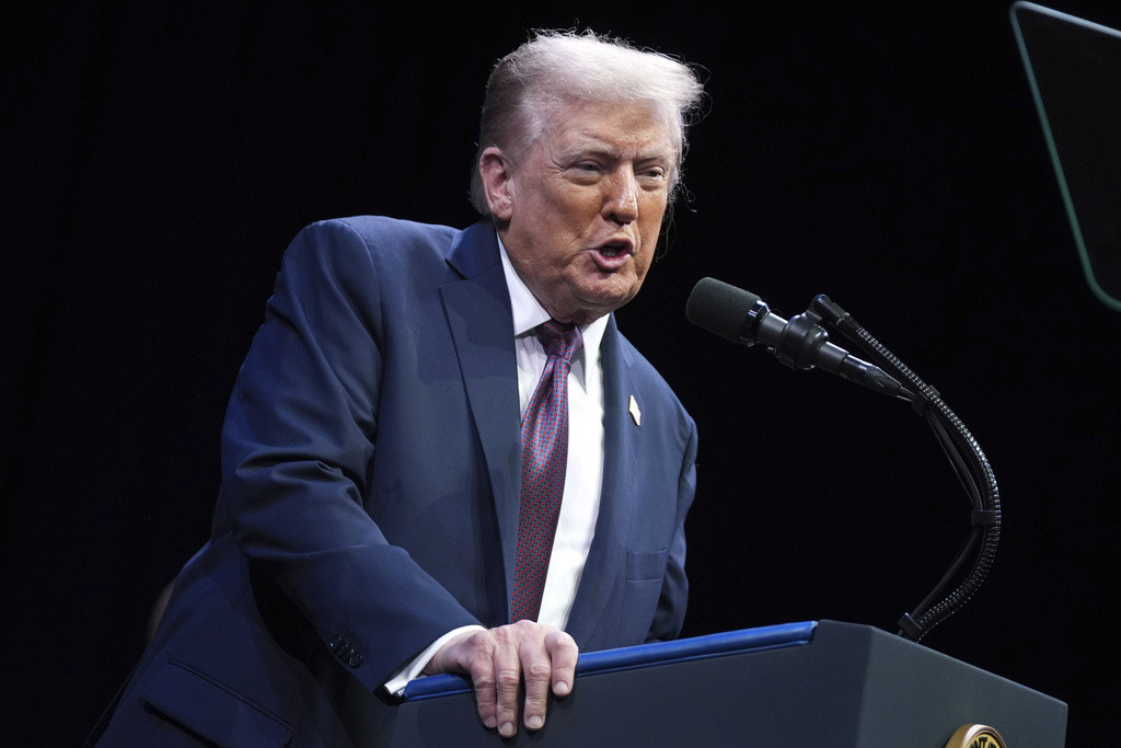 Trump donates family Bible and touts right to school prayer at White House religious event  at george magazine