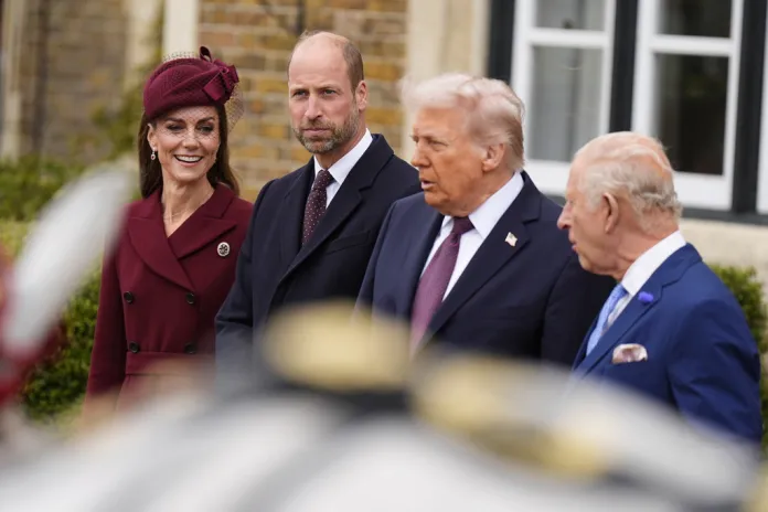 King Charles grants Trump a royal welcome during lavish military inspection at Windsor Castle  at george magazine