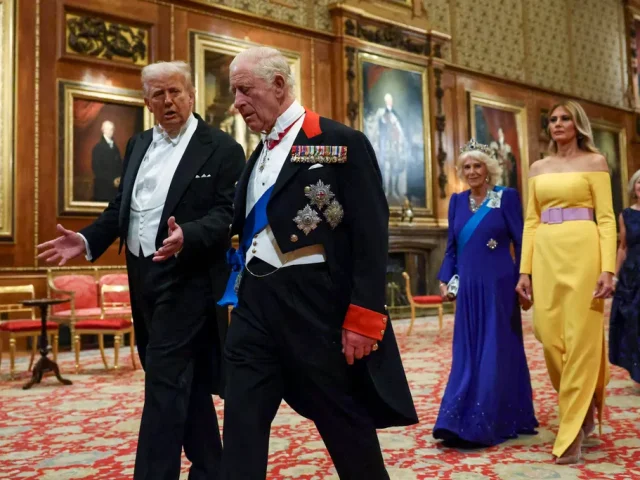 Trump’s UK state banquet featured wine and spirits menu nodding to first term and Churchill