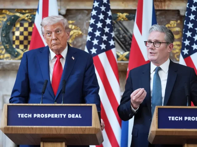 Free speech debate dominates Trump’s ‘wonderful’ UK visit with Starmer
