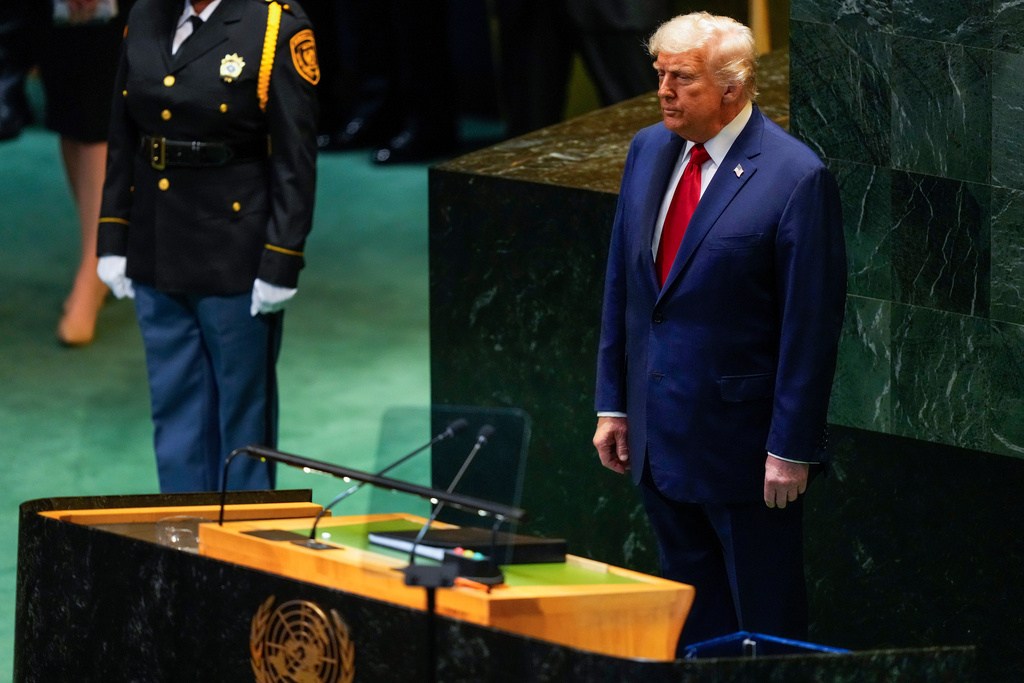 Trump shows disdain for UN building after renovation snub: ‘You walk on terrazzo’  at george magazine