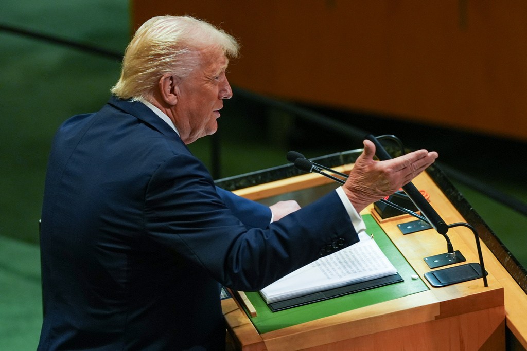 Trump brings box office and urgency to UN  at george magazine