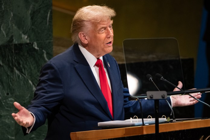 Trump calls for arrests in ‘triple sabotage’ of UN elevator, teleprompter, and auditorium sound  at george magazine