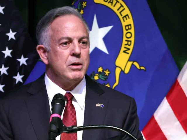 Republican governor targeted by Democrats launches re-election bid in key battleground
