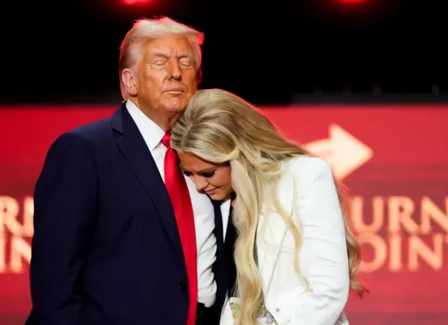Erika Kirk and Trump offer competing visions at Charlie Kirk’s memorial