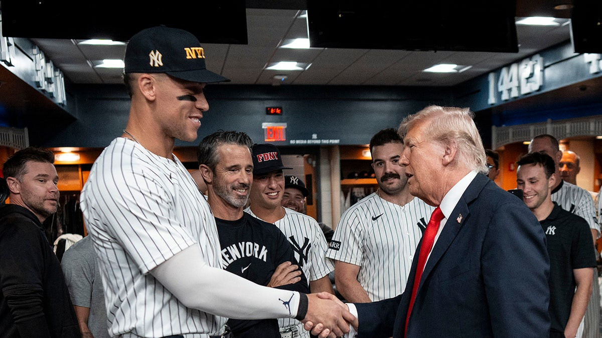 Aaron Judge hits 2 home runs after meeting Trump, who called him a 'fantastic player'  at george magazine