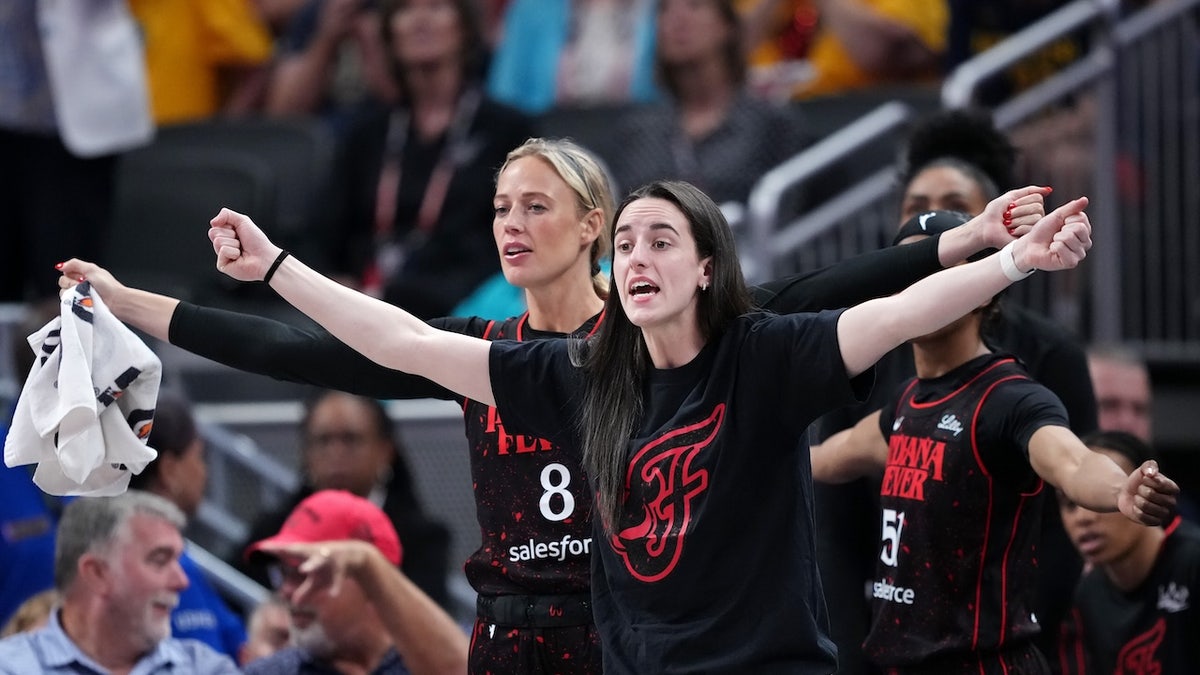 Sophie Cunningham confronted by police during Fever's playoff win in Atlanta  at george magazine