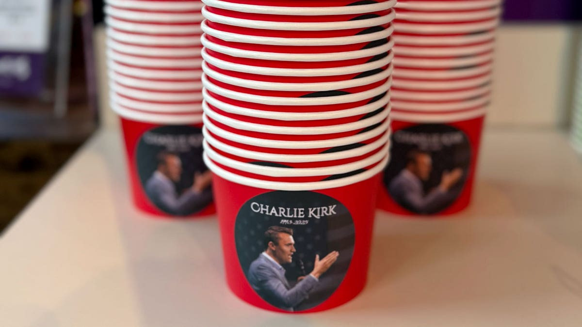 Frozen yogurt business pays tribute to 'martyr' Charlie Kirk as product flies 'off the shelves'  at george magazine