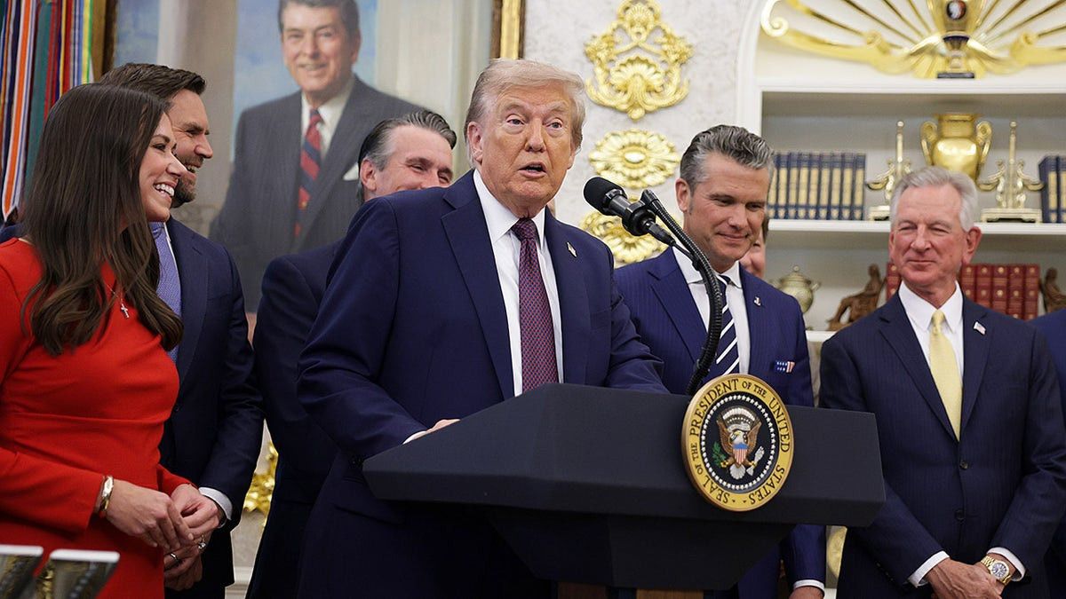 Trump references Alabama’s stunning defeat in Space Command announcement as Tuberville gloats about Auburn  at george magazine