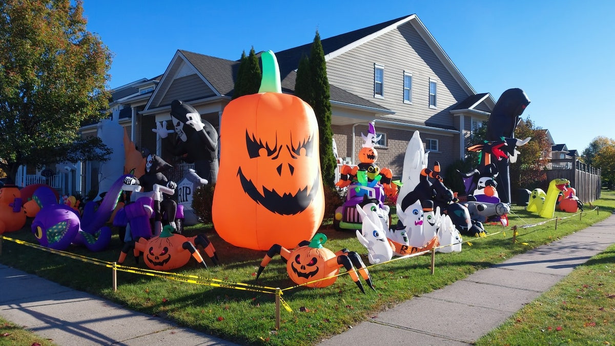 Go big this Halloween with giant inflatables and spooky animatronics  at george magazine