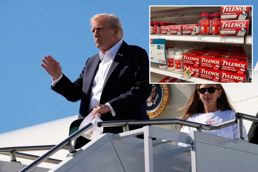 Trump issues stark warning to pregnant women over Tylenol use and vaccines  at george magazine