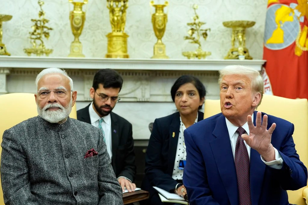 Trump says India has offered to cut its tariffs on the US ‘to nothing’  at george magazine