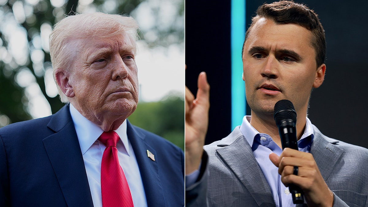 Trump says slain conservative activist Charlie Kirk was 'like a son' to him in emotional tribute  at george magazine