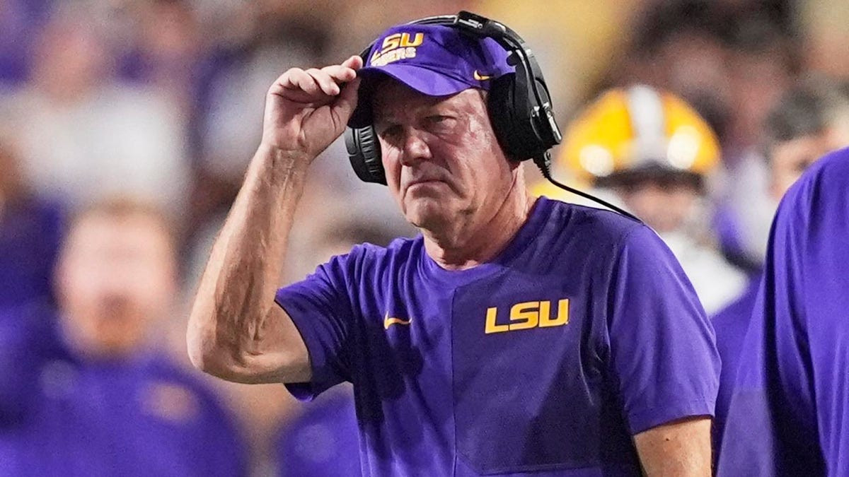 LSU, Florida players steamroll coach Brian Kelly on sidelines  at george magazine