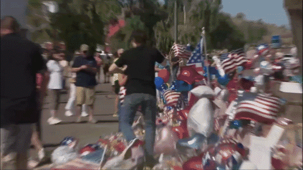 Man arrested for sickening act at Charlie Kirk memorial outside Turning Point headquarters in Phoenix  at george magazine