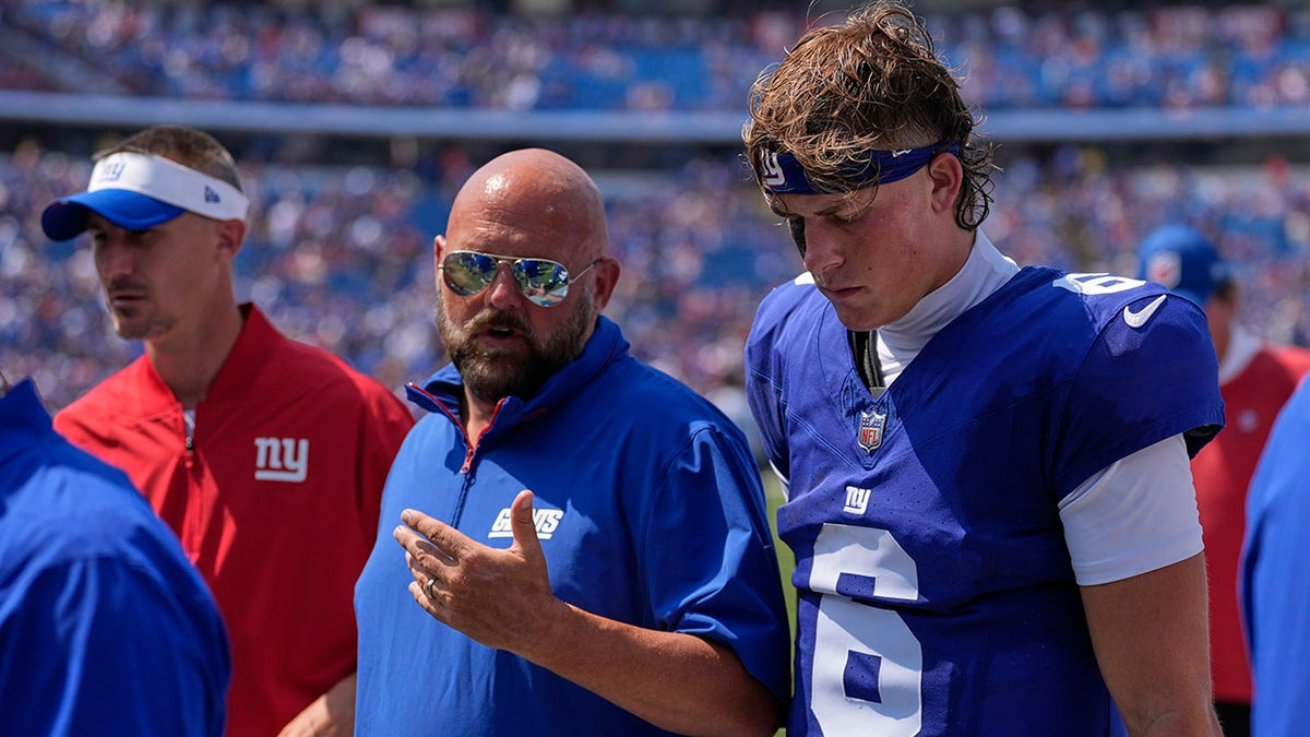 Russell Wilson on Jaxson Dart: 'My focus is helping the New York Giants win'  at george magazine