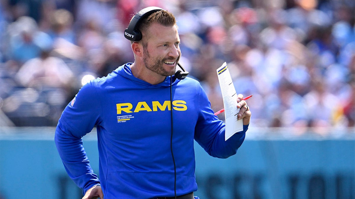 Rams coach Sean McVay tears plantar fascia during team's win over Titans  at george magazine