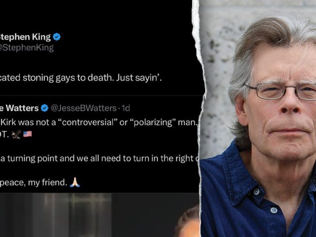 Stephen King apologizes, deletes X post claiming Charlie Kirk advocated ‘stoning gays to death’