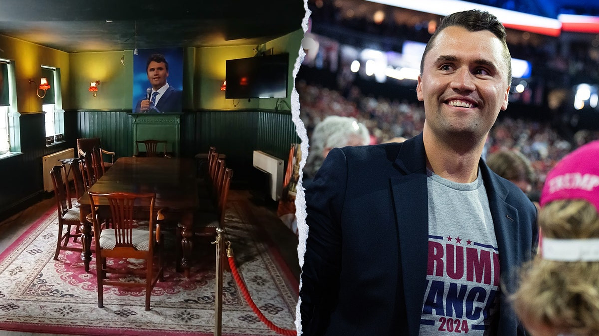 London pub dedicates room to Charlie Kirk after tragic death, invites customers to celebrate free speech  at george magazine