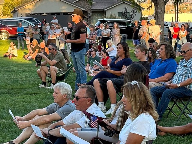 Vigil for Charlie Kirk held in alleged gunman’s Utah hometown draws hundreds of mourners