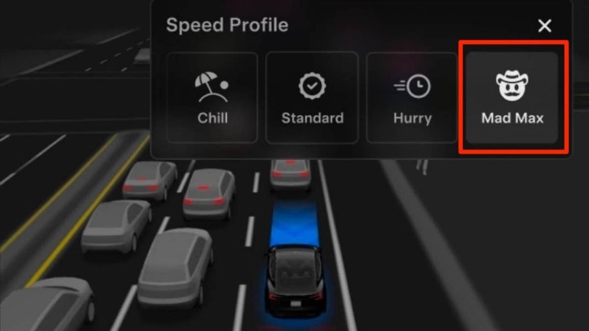 Tesla revives 'Mad Max' mode in Full Self-Driving  at george magazine