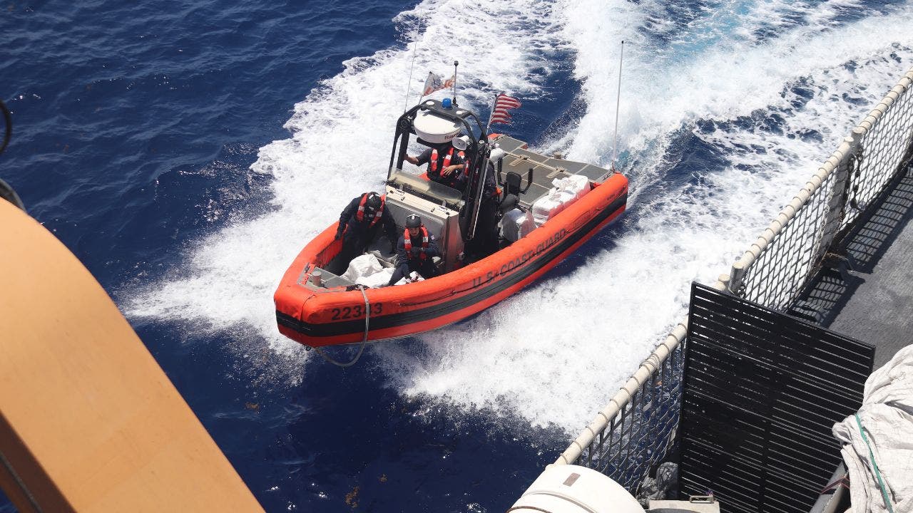 Trump next eyes 'land' in drug war, warns cartel boats are ‘not faster than missiles’  at george magazine