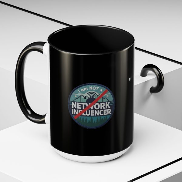 Not a Network Influencer – Anti-Influencer Coffee Mug - Image 2