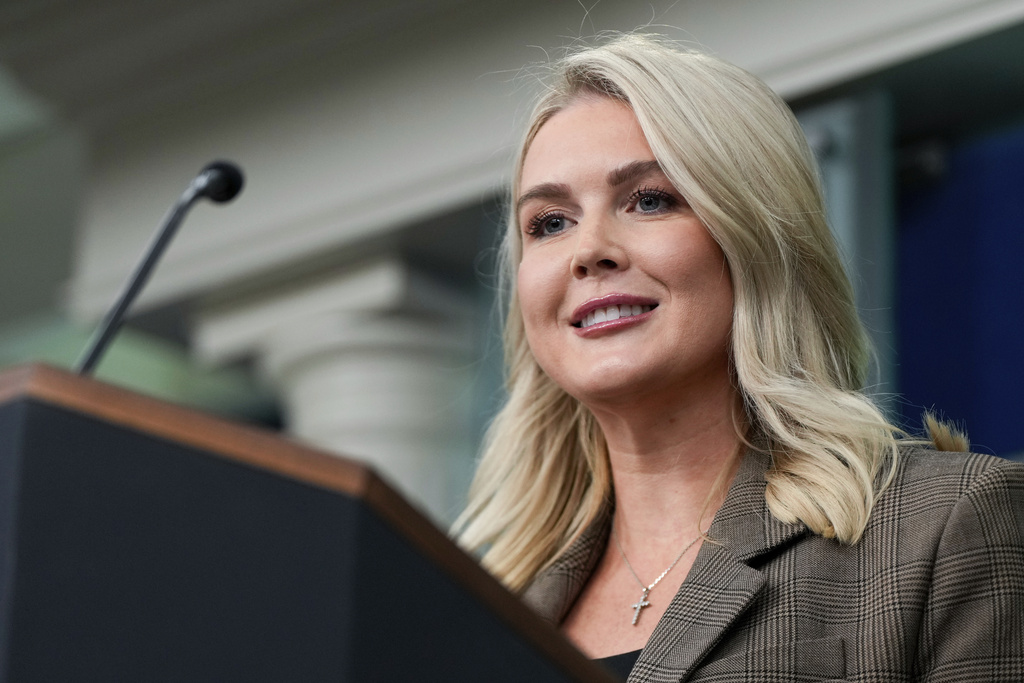 WATCH LIVE: Karoline Leavitt holds press briefing  at george magazine