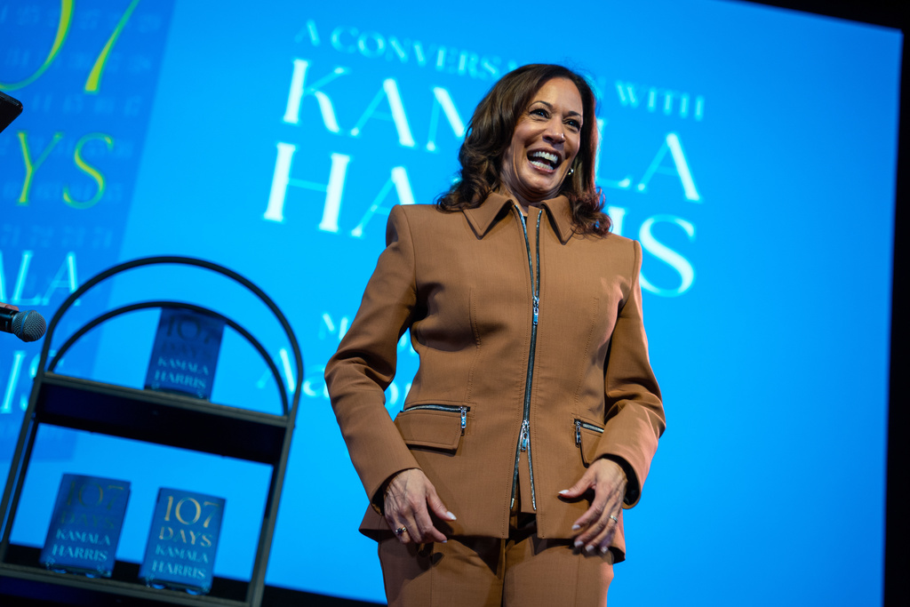 Harris is ‘not done’ with presidential ambitions, floats 2028 White House run  at george magazine