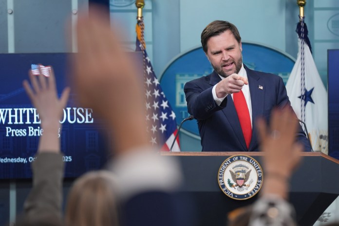 Trump leans on Vance’s Senate background during shutdown fight  at george magazine