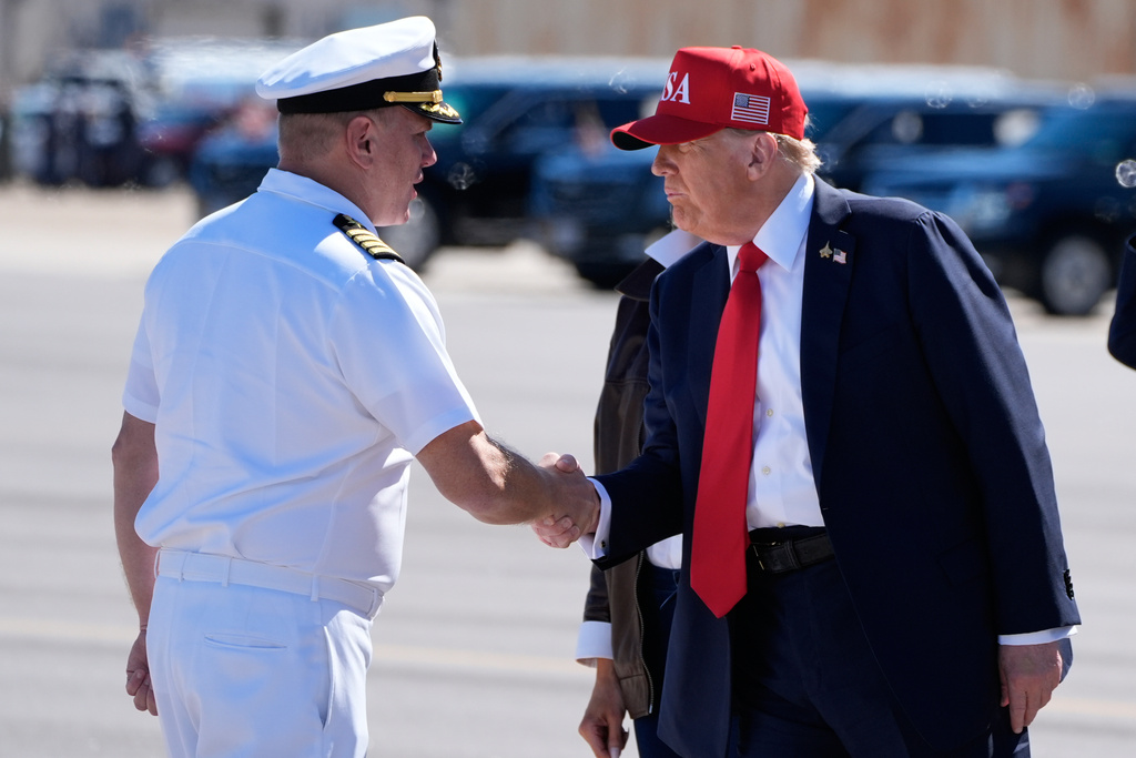 WATCH LIVE: Trump speaks in Virginia for Navy’s 250th anniversary  at george magazine