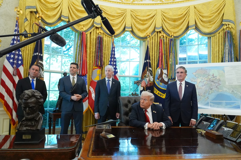Trump says he’ll speak to DOJ about possible pardon for Ghislaine Maxwell  at george magazine