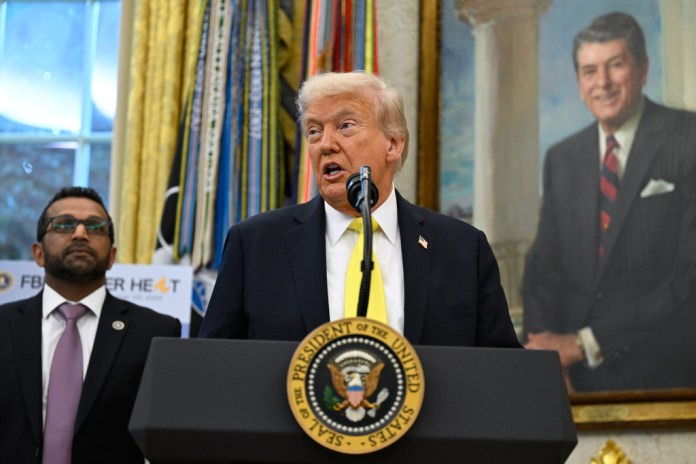 Trump celebrates Operation Summer Heat crackdown on violent crime  at george magazine